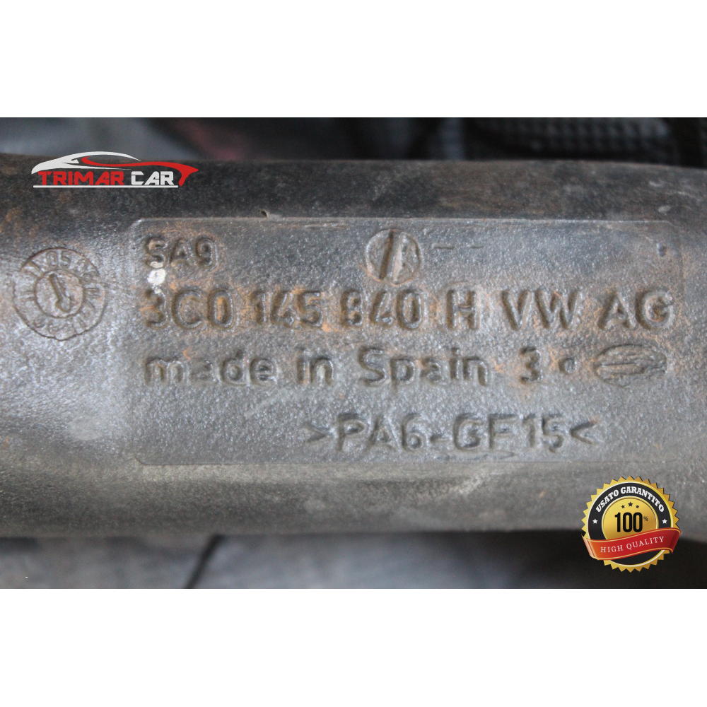 3C0145840H TUBO MANICOTTO INTERCOOLER TURBO VW GOLF 5 V (1K1)(2003-2009) VW AUDI 1.9 TDI 105CV 77KW COD MOT; BLS