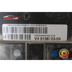 9136723-04 CENTRALINA RELè BATTERIA MINI CABRIOLET (R57)(07-15)
