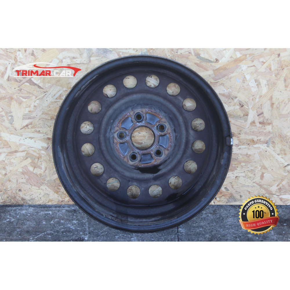 R16 6JX16CH ET50 CERCHIO SINGOLO IN FERRO FIAT SEDICI (FY)(2006-2014) 1.9 MJET 4X4 120CV 88KW