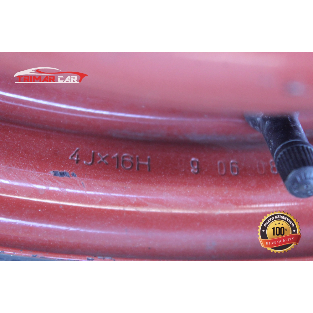 4JX16CH R16 KIT CERCHIO CON RUOTA DI SCORTA FIAT SEDICI (FY)(2006-2014) 1.9 MJET 4X4 120CV 88KW