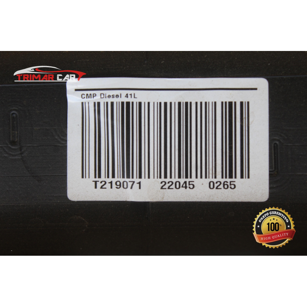 9826626680 SERBATOIO CARBURANTE PEUGEOT 208 2 II (UB_UP_UW_UJ_) (2019>) 1.5 BlueHDI 100 102CV 75KW YH01