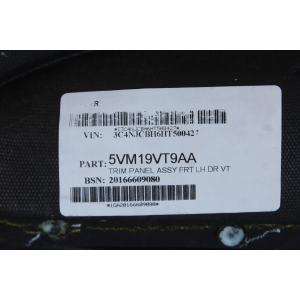 5VM19VT9AA PANNELLO PORTIERA ANTERIORE SINISTRA JEEP COMPASS (MP,M6)(2016 >)