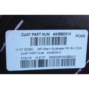 4GIBAD057 PANNELLO PORTIERA ANTERIORE DESTRA JEEP COMPASS (MP,M6)(2016 >)